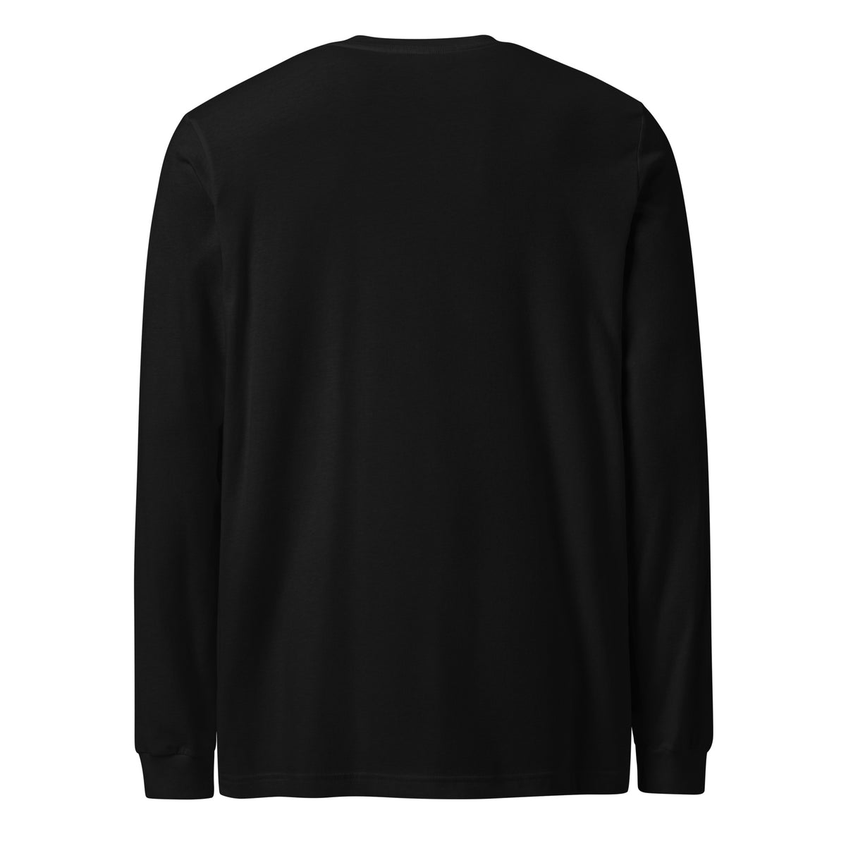 Black Your Favorite Plumber premium long sleeve tee by BrandYOU, back view