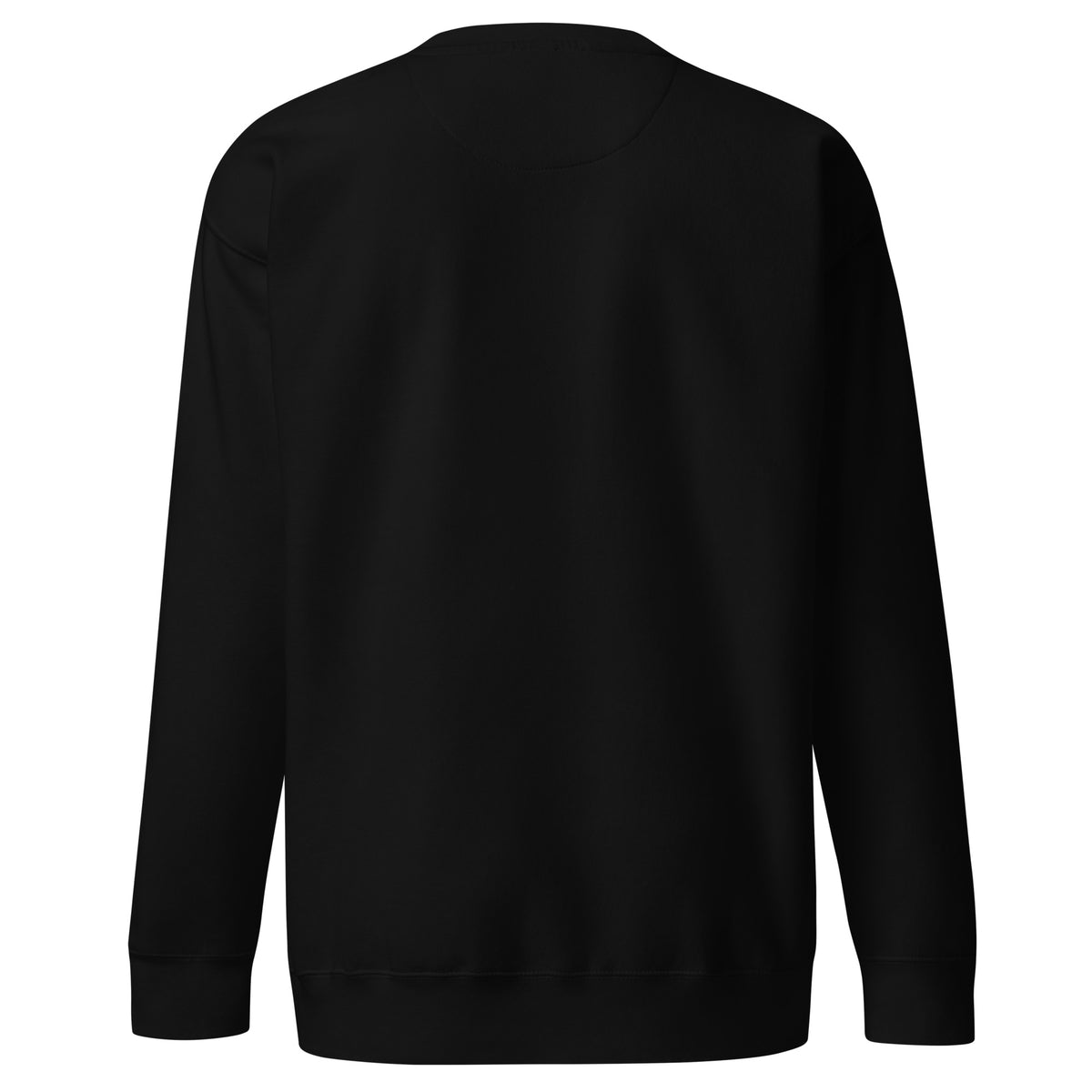 Your Favorite Real Estate Agent premium sweatshirt in black, back view by BrandYOU